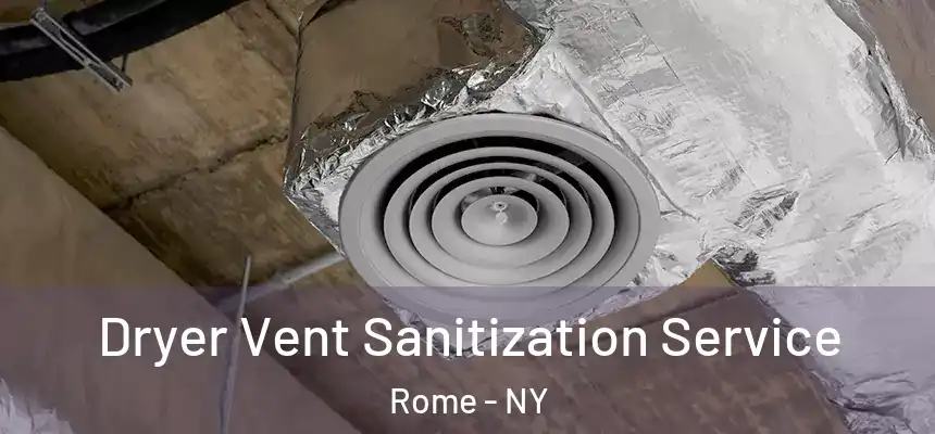 Dryer Vent Sanitization Service Rome - NY